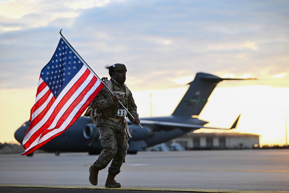Spangdahlem AB conducts Norwegian Foot March