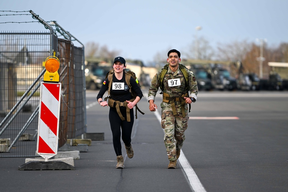 Spangdahlem AB conducts Norwegian Foot March