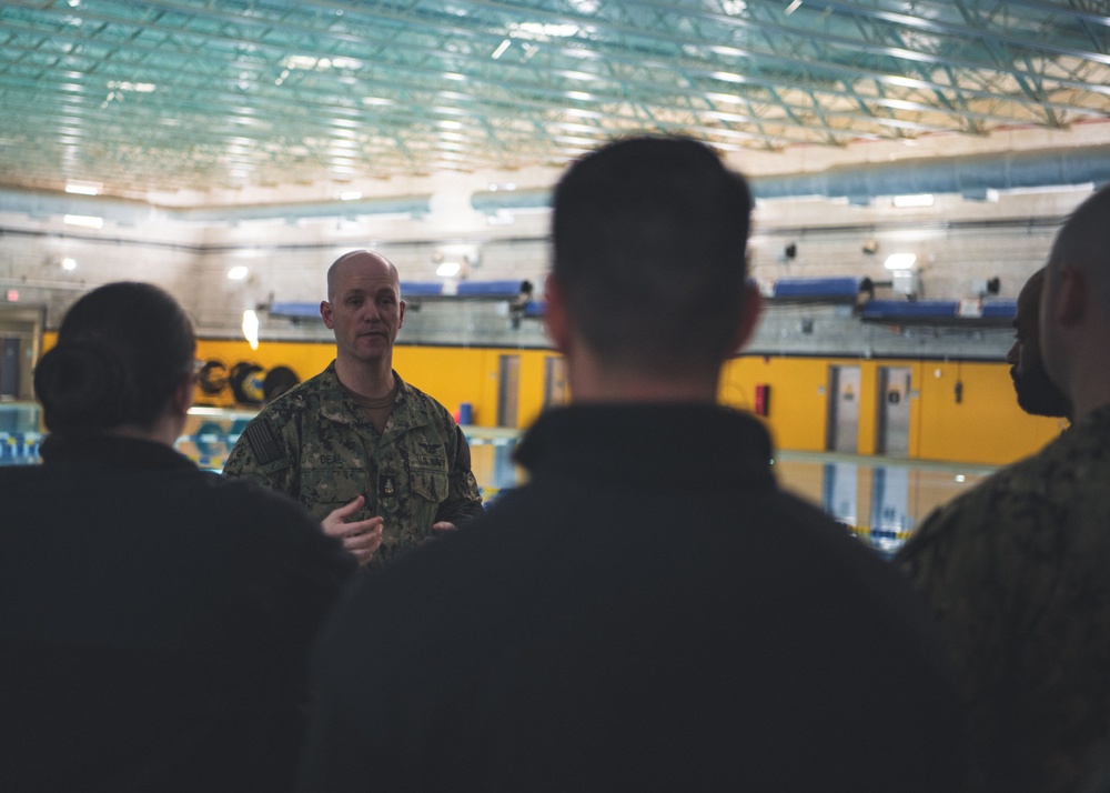 Navy Talent Acquisition Group (NTAG) Sailors Tour Recruit Training Command