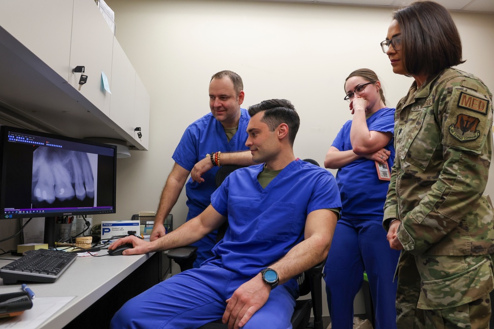 Lt. Col. Merritt oversees dental flight