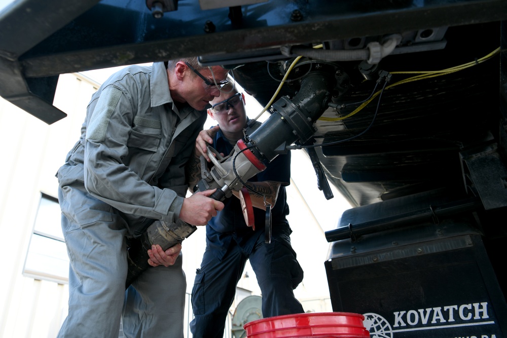 Working With Weasels: 20 LRS Refueler Maintenance