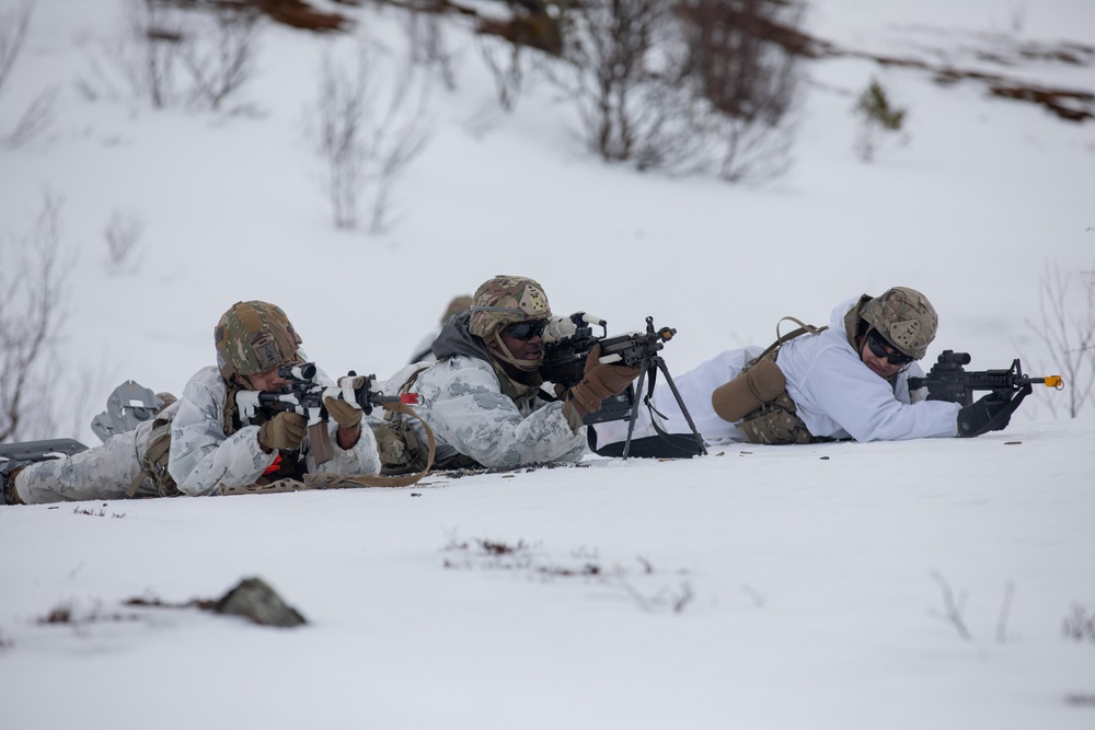 Arctic Angels Provide Covering Fire