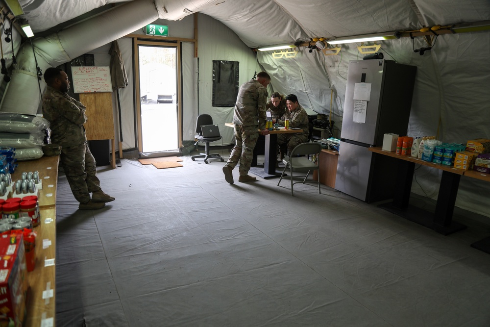 Sustainment Soldiers open post exchange in Karliki Poland
