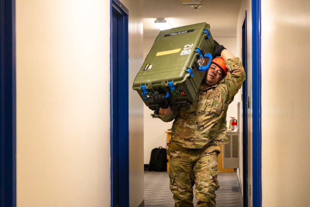 Connecticut Air Guard unit tests battle management system of the future.