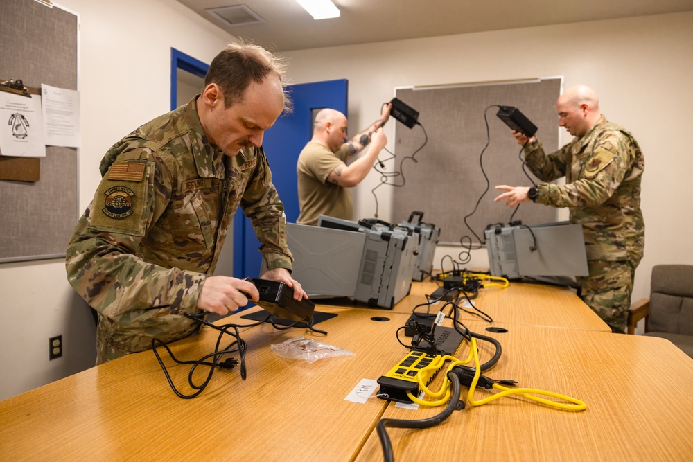 Connecticut Air Guard unit tests battle management system of the future.