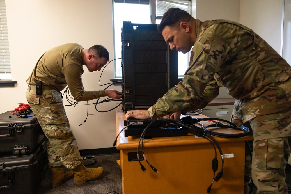 Connecticut Air Guard unit tests battle management system of the future.