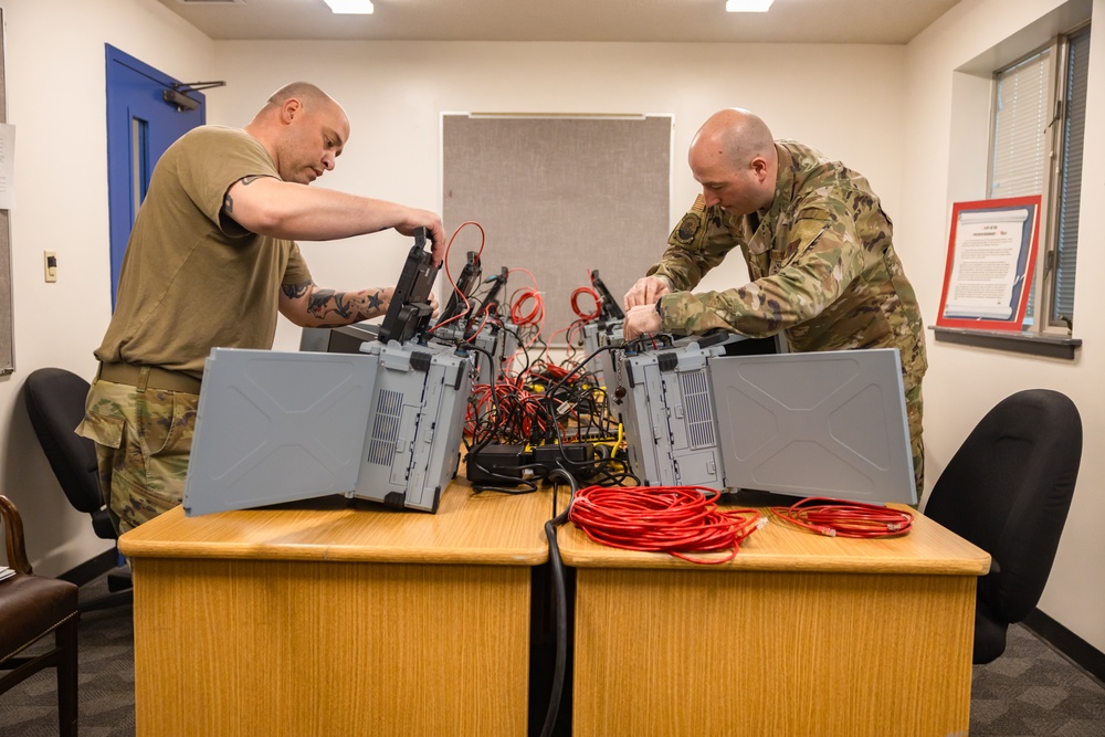 Connecticut Air Guard unit tests battle management system of the future.