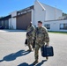 D.C. National Guard Logistics Management Officer (LMO) receives final flight