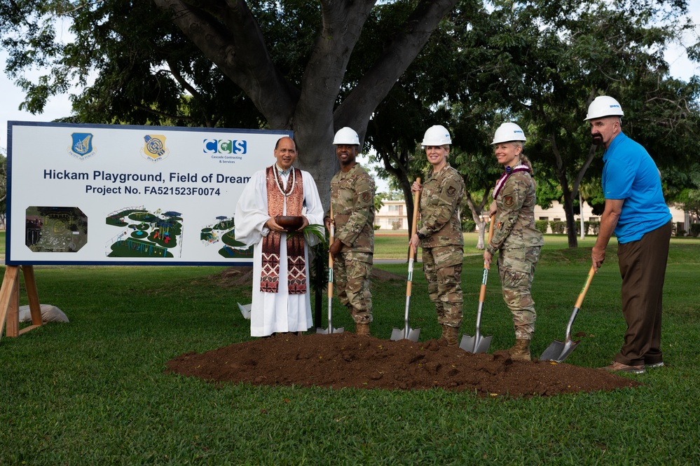 Team Hickam breaks ground on new all-abilities playground