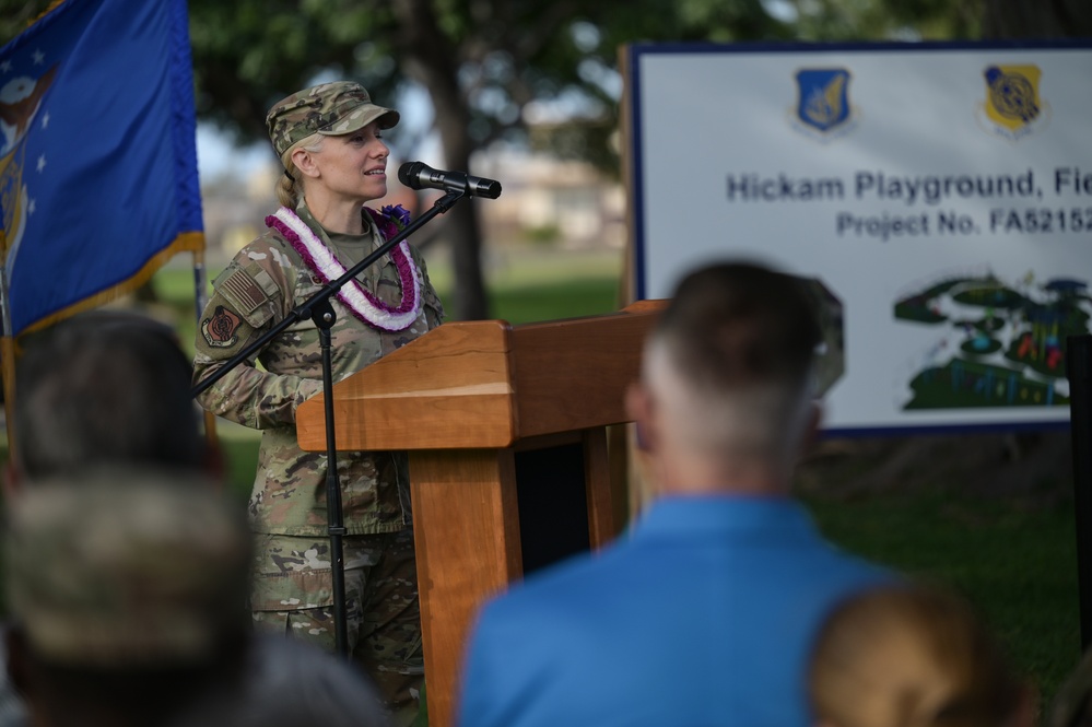 Team Hickam breaks ground on new all-abilities playground