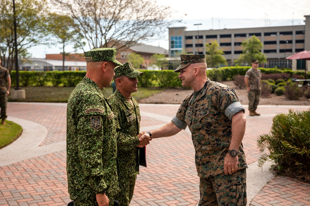 South American Marine Corps leaders visit New Orleans, U.S. Marine Corps Forces, South