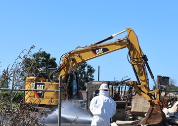 First commercial debris removal in Lahaina