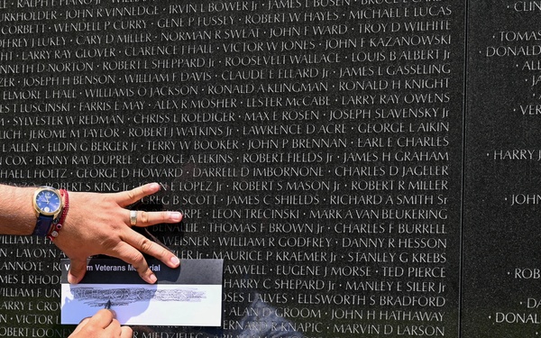 Visitors of the Vietnam Veterans Memorial
