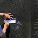 Visitors of the Vietnam Veterans Memorial