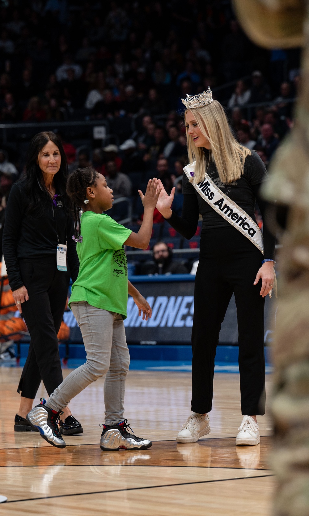 Miss America Cheers STEM Students at First Four