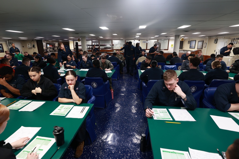 USS Bataan Sailors Take NWAE