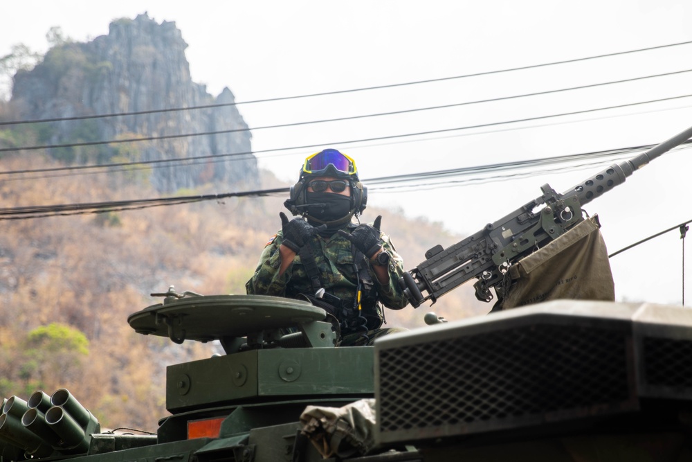 Combined armed forces assault with Royal Thai Army