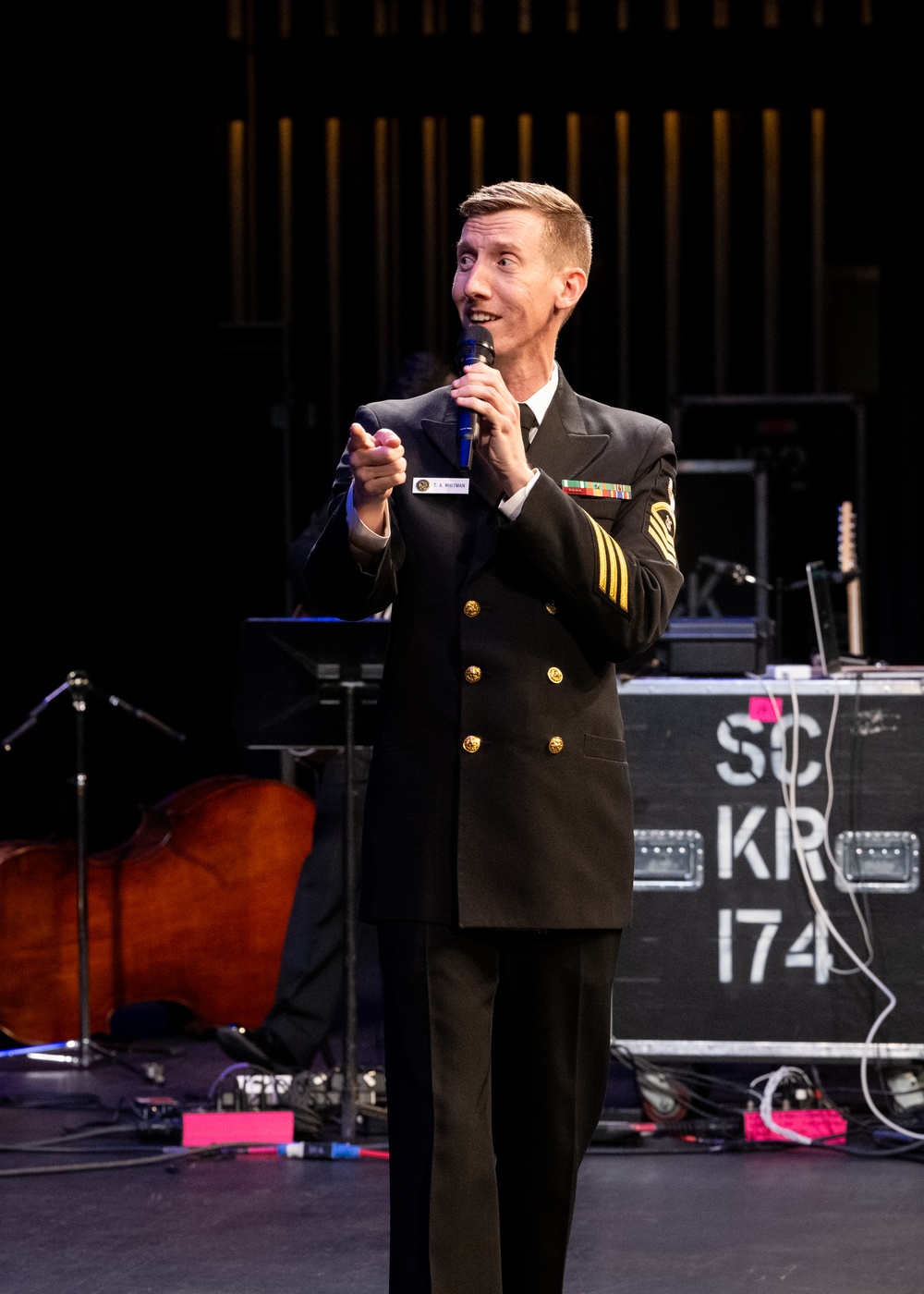 Navy Band Sea Chanters performs in Richardson Texas