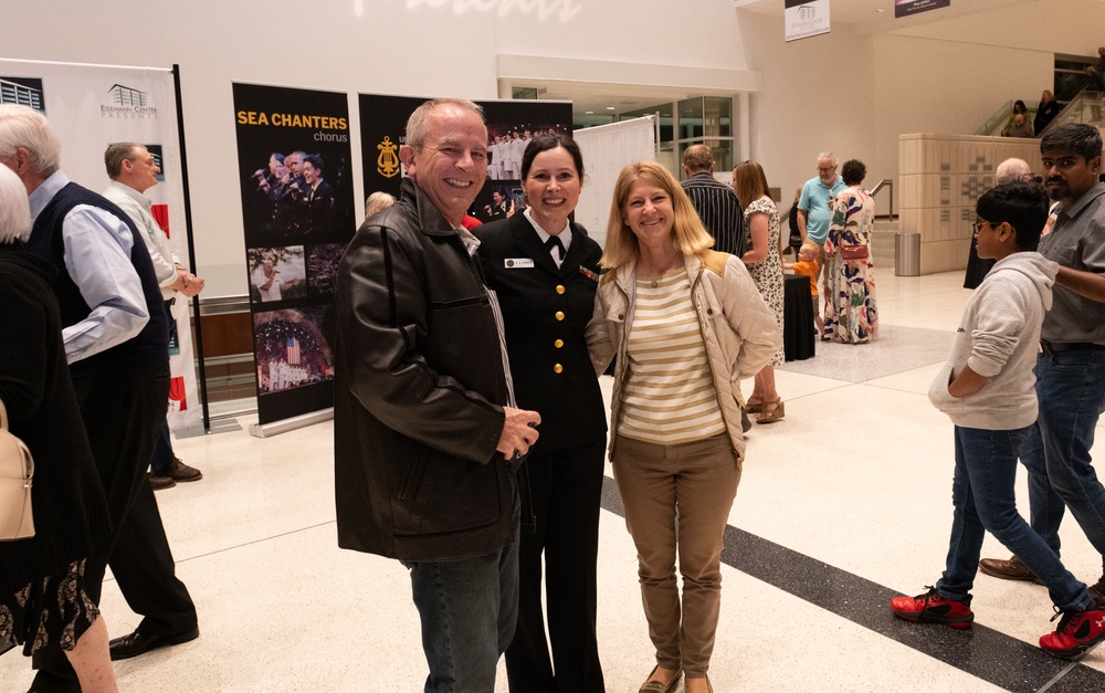 Navy Band Sea Chanters performs in Richardson Texas