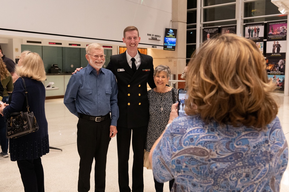 Navy Band Sea Chanters performs in Richardson Texas