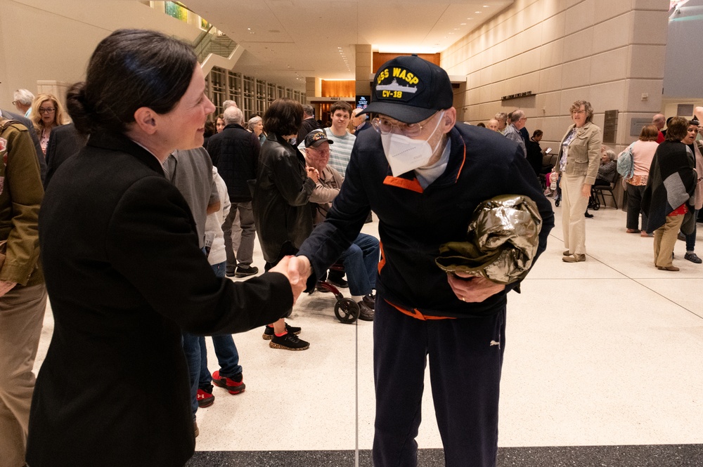 Navy Band Sea Chanters performs in Richardson Texas