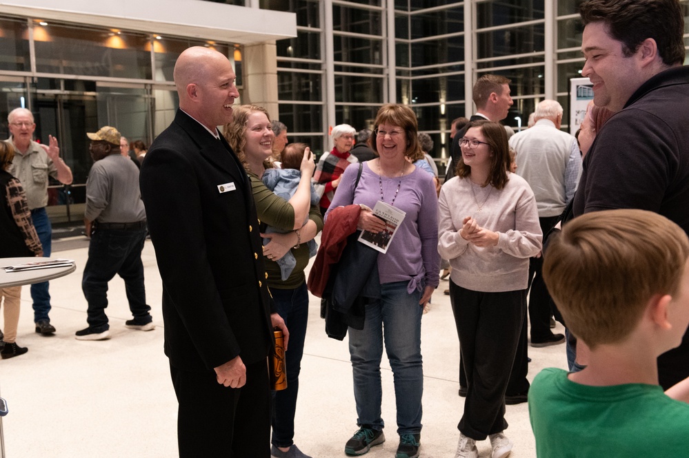 Navy Band Sea Chanters performs in Richardson Texas