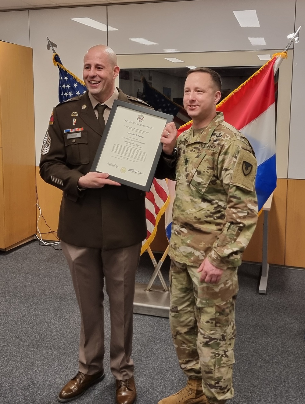 AFSBn-Benelux SGM laterally promoted to CSM