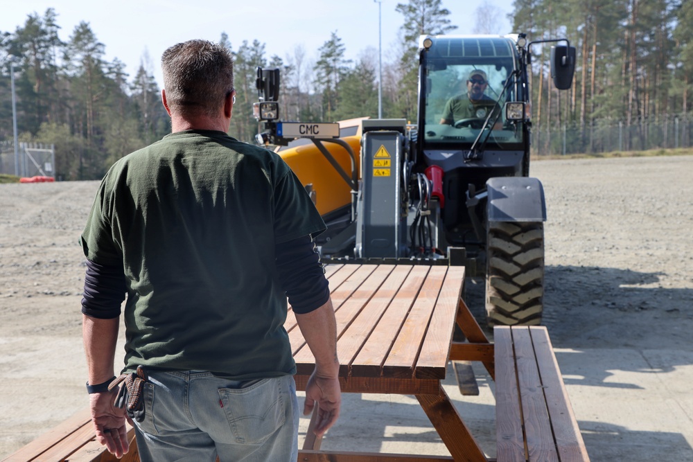 U.S. Army Garrison Bavaria, Camp Management Cell (CMC) helps prepare buildings for incoming soldiers