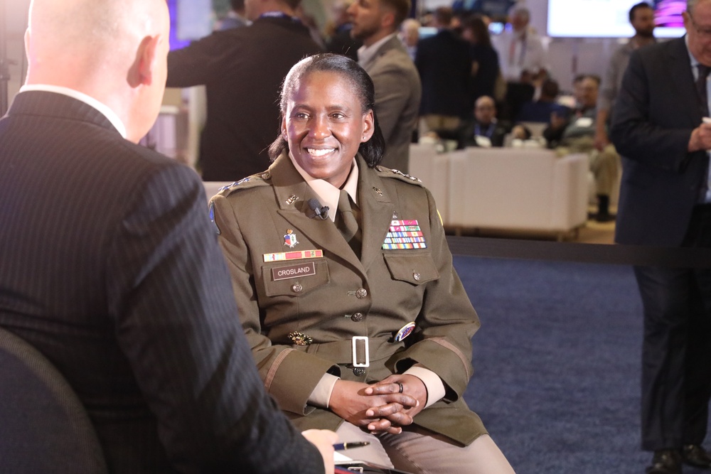 DHA Director Lt. Gen. (Dr.) Telita Crosland is Interviewed at HIMSS