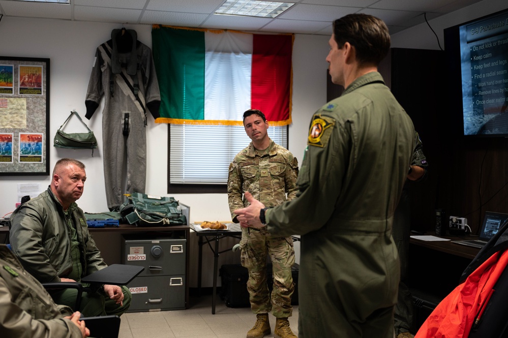 Brig. Gen. Michael Križanec visits Aviano