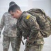 Soldiers compete in a 12-mile ruck march during the SETAF-AF Best Squad Competition