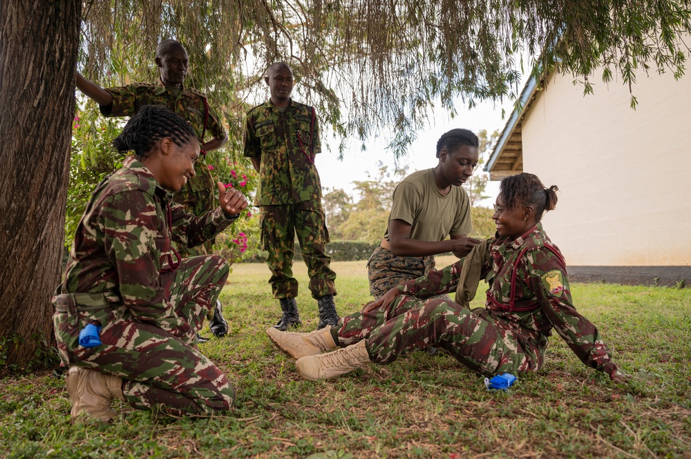 SOCAF trains with Kenyan All-Women SWAT Team