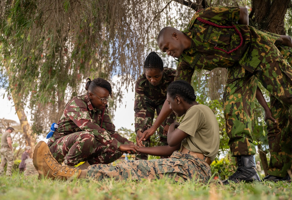 SOCAF trains with Kenyan All-Women SWAT Team