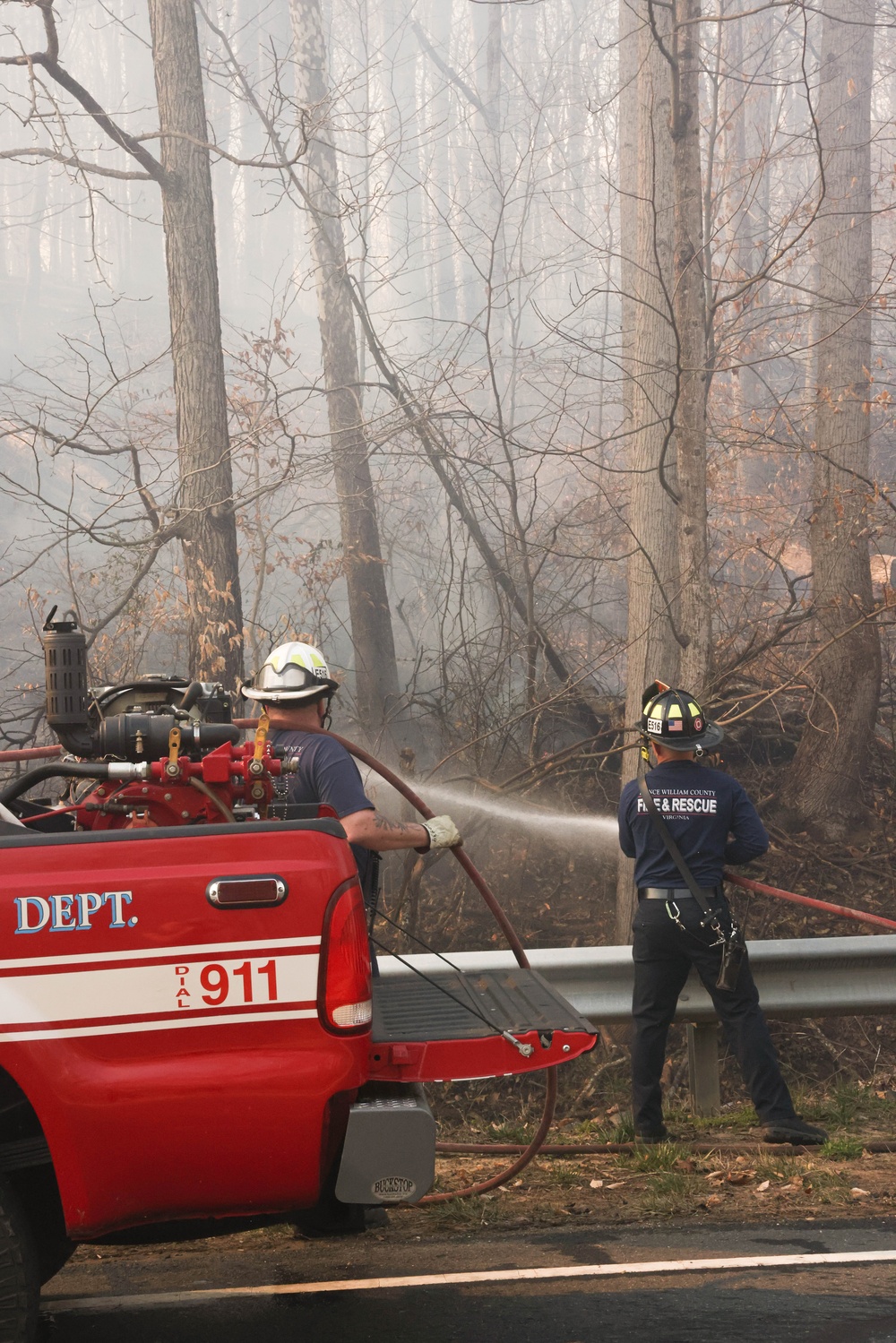 Marine Corps Base Quantico Brush Fires