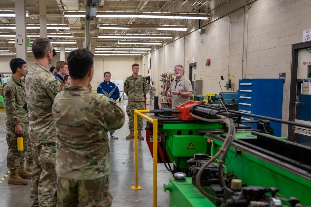 Baylor University AFROTC cadets visit the Mighty 97th