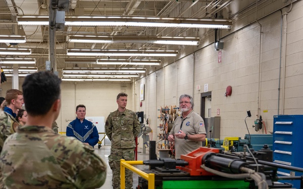 Baylor University AFROTC cadets visit the Mighty 97th