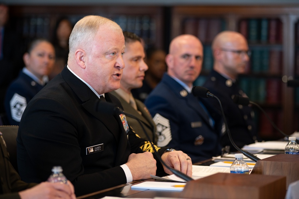 MCPON James Honea Testifies Before HAC-M