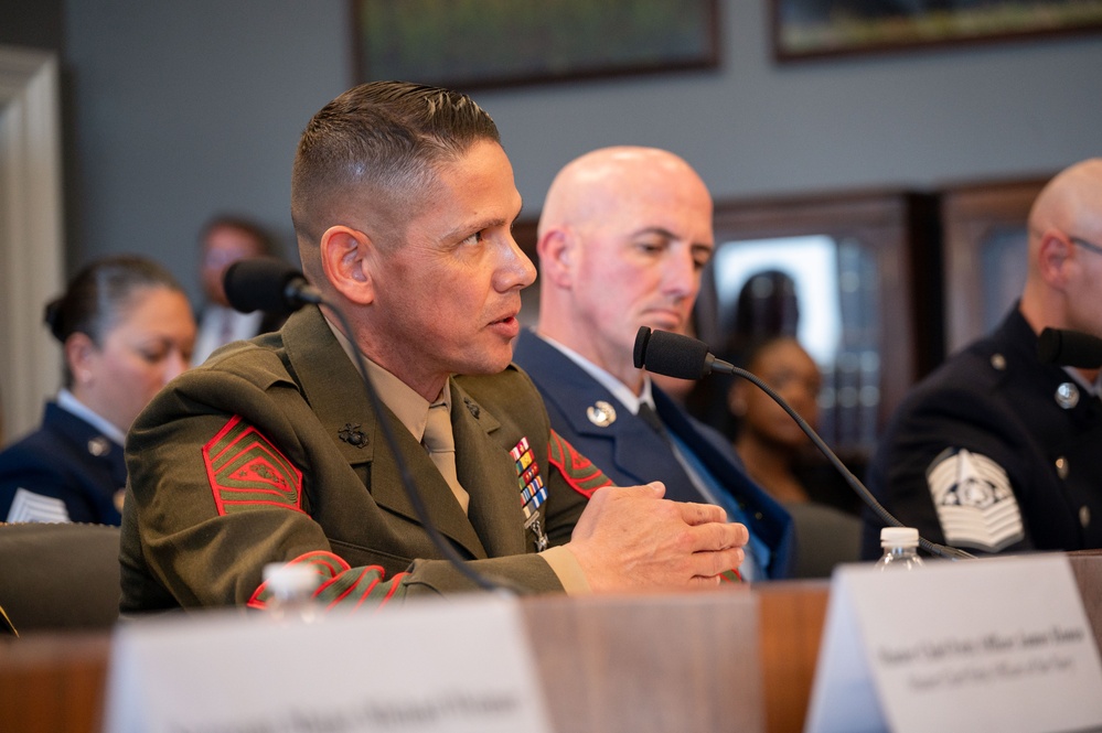 MCPON James Honea Testifies Before HAC-M