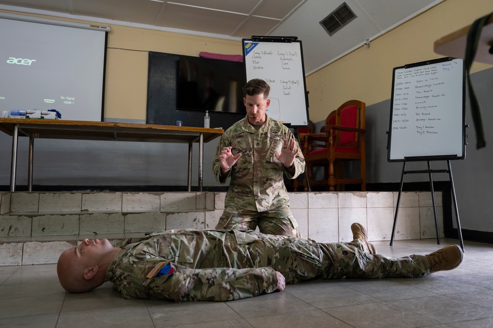 SOCAF trains with Kenyan All-Women SWAT Team