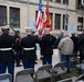 Medal of Honor Recipient Corporal John Fardy is Honored by Leo High School in Chicago, Illinois.