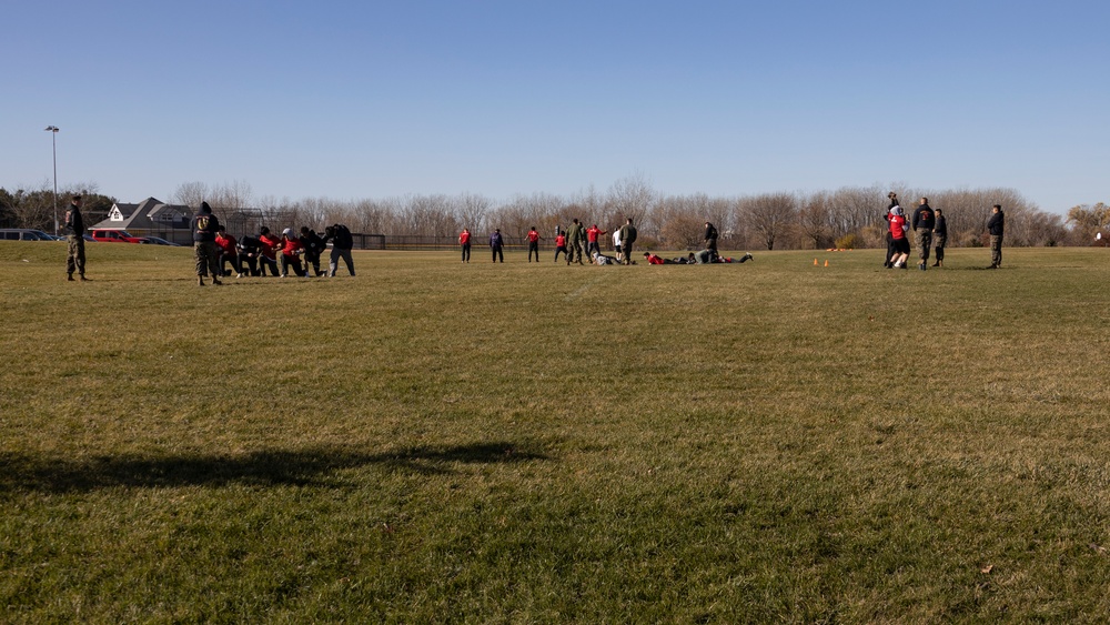 Marines of Recruiting Station Chicago Conduct Monthly Pool Function