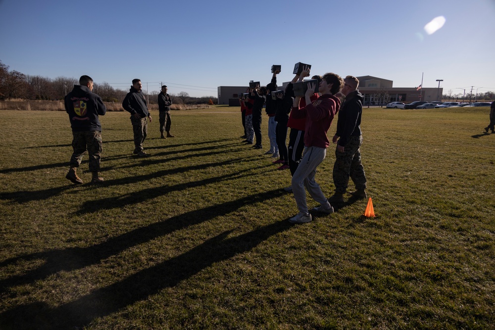 Marines of Recruiting Station Chicago Conduct Monthly Pool Function