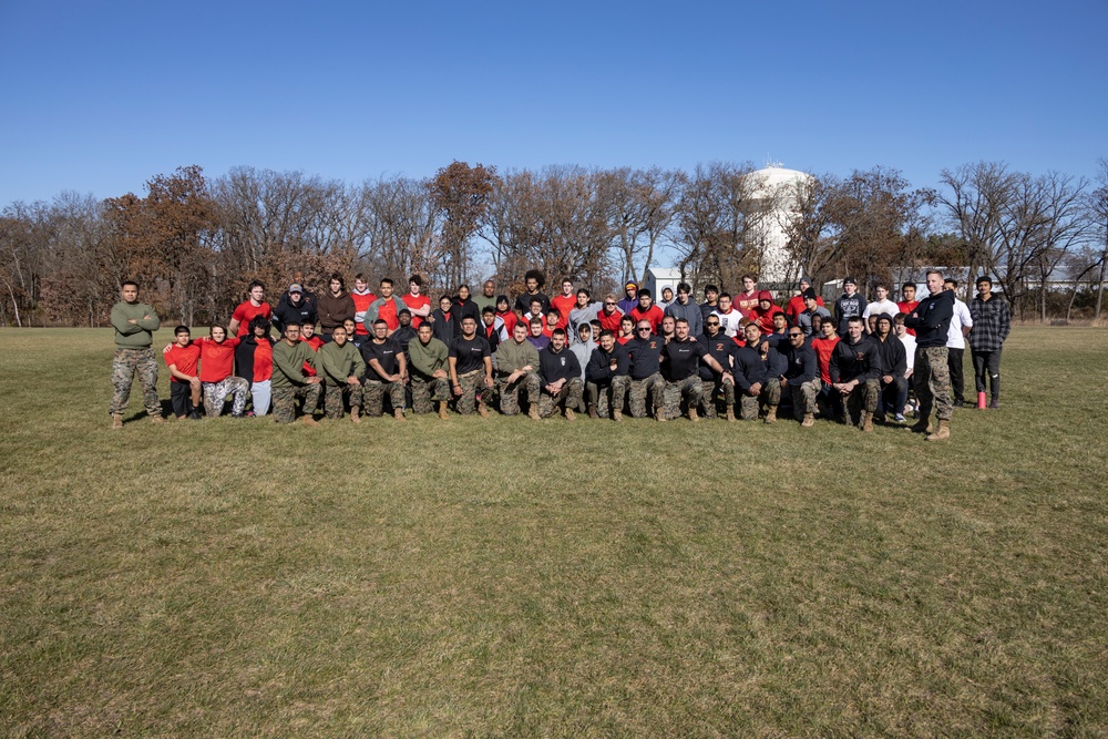 Marines of Recruiting Station Chicago Conduct Monthly Pool Function