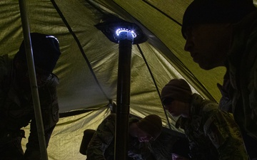 Arctic Angels Learn About Norwegian Squad Tents
