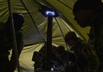 Arctic Angels Learn About Norwegian Squad Tents