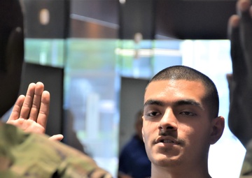 Future Soldier enlistment ceremony conducted in downtown Phoenix