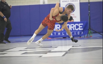 NWS Yorktown Sailor competes as part of All Navy Wrestling Team