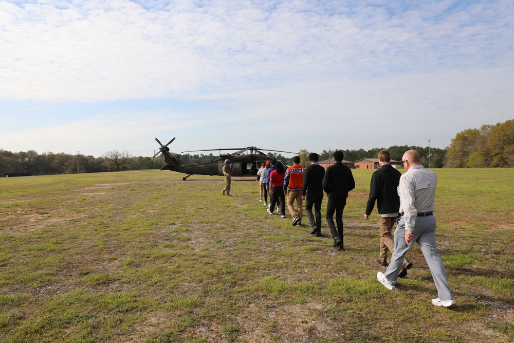 Valley High JROTC Visits Fort Novosel