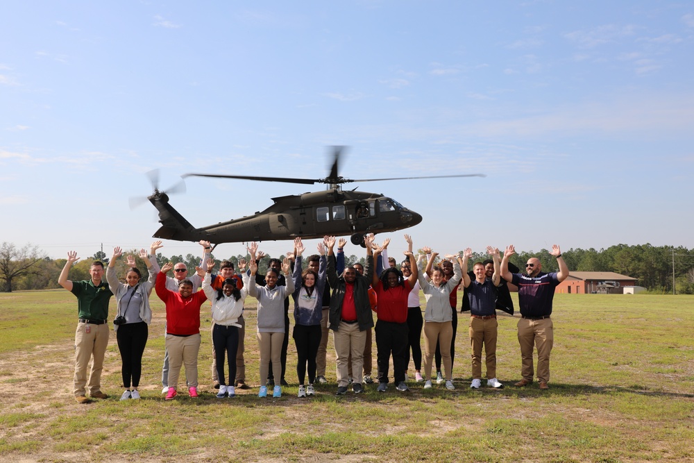 Valley High JROTC Visits Fort Novosel