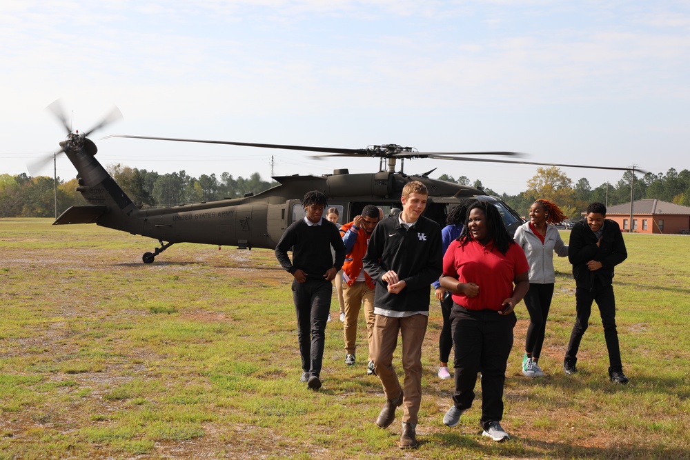Valley High JROTC Visits Fort Novosel